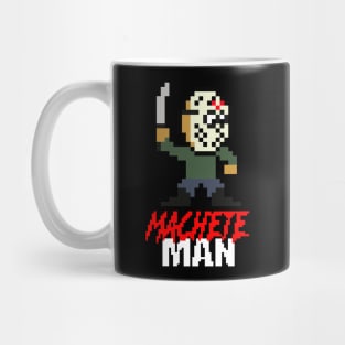 Slasher Man Retro 8-Bit Horror Gaming: Machete Man! Mug